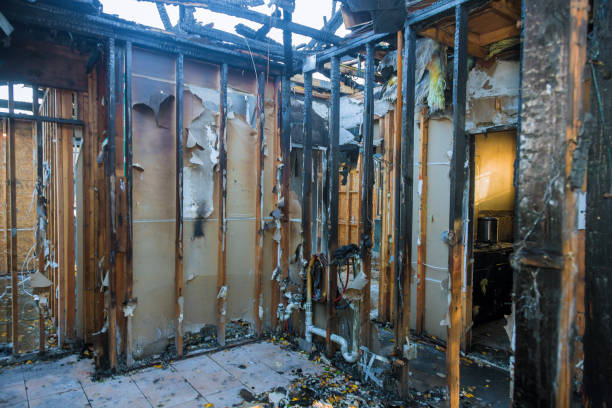 Professional Fire Damage Removal technician working in Loretto, PA